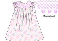 Girls Smocked Main Street Cutie Bloomer Set & Dress