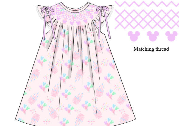 Girls Smocked Main Street Cutie Bloomer Set & Dress