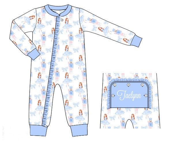 Girls The March of the Nutcracker Knit Lounge Zippy