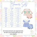 Girls Ice Princess Smocked Bloomer Set