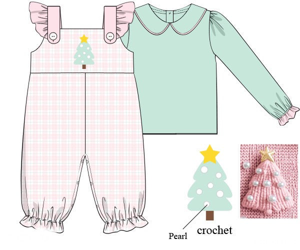 Girls Pastel Wonderland Long Romper