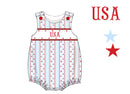 Boys Smocked Oh My Stars Bubble