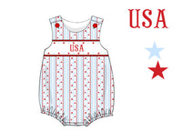 Boys Smocked Oh My Stars Bubble