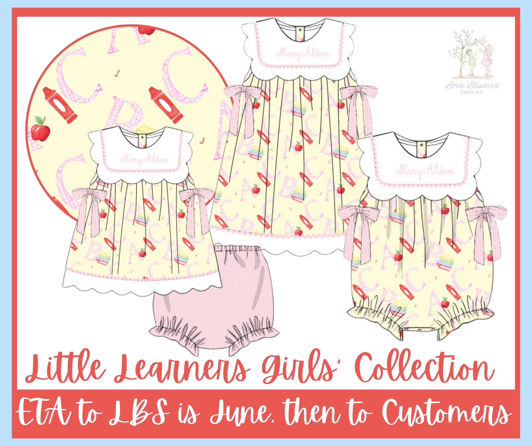 Girls Little Learners Bloomer Set & Dress