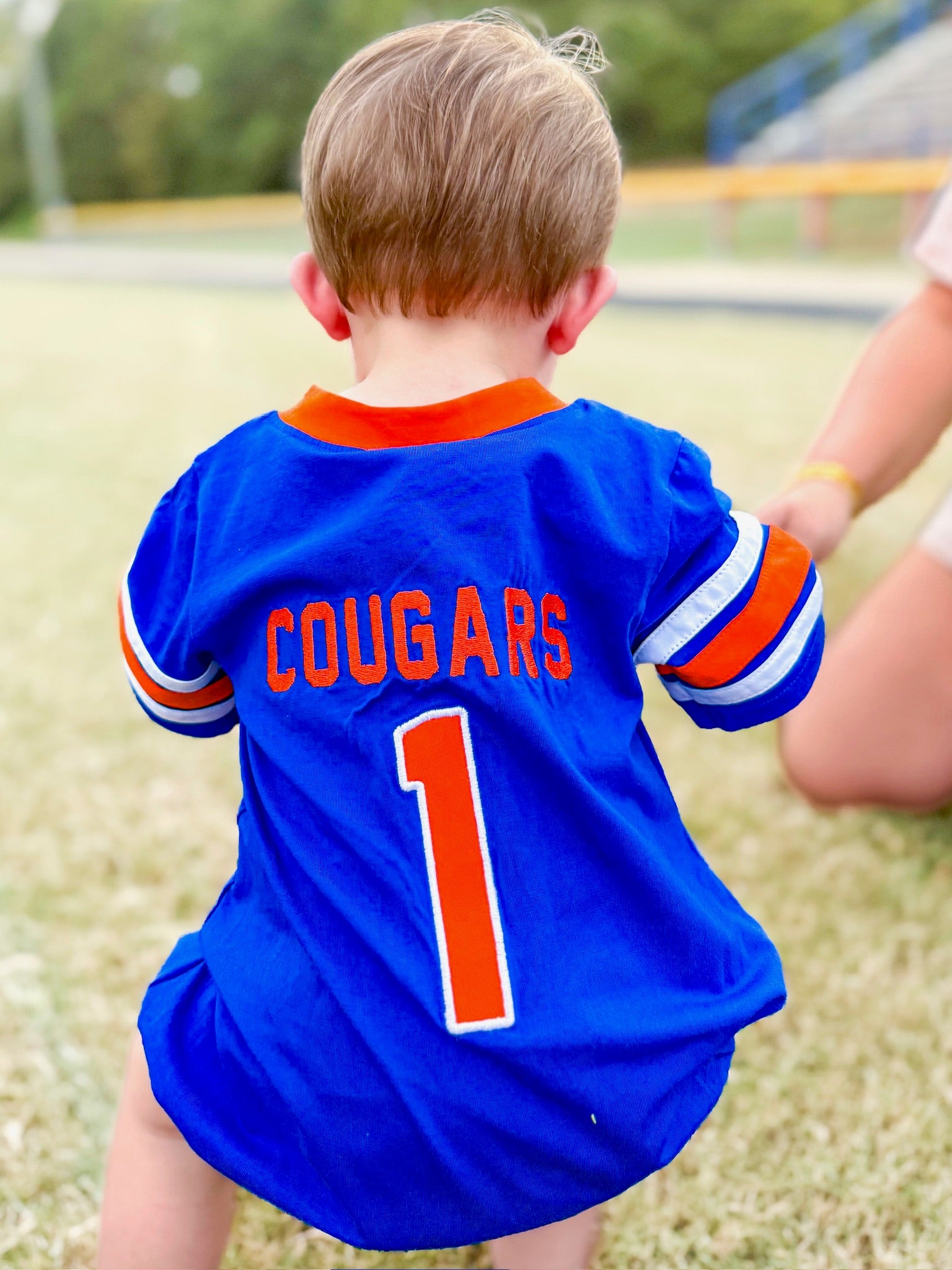 Boys Team Jersey “Cougars” Romper