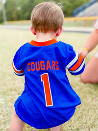 Boys Team Jersey “Cougars” Romper