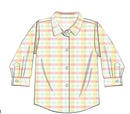 PRE ORDER Mens Spring Easter Plaid Dress Shirt | ETA to LBS: LATE FEBRUARY