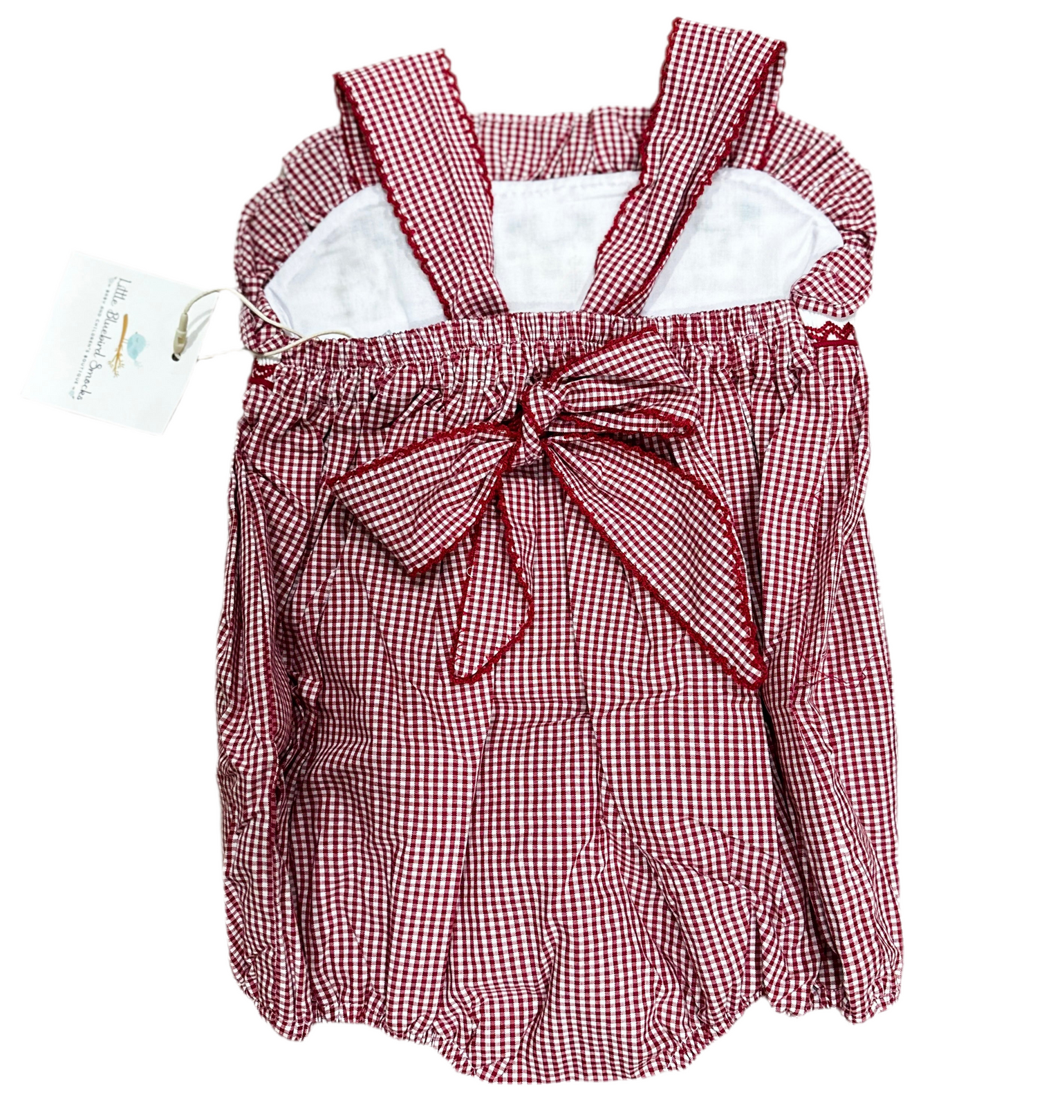 Girls Smocked Bulldogs Bubble
