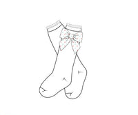 PRE ORDER Girls Swiss Dot Bow Knee High Socks | ETA to LBS: OCTOBER
