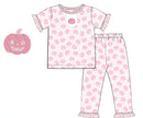 PRE ORDER Girls French Knot Pumpkin Knit 2-Piece Lounge Set | ETA to LBS: SEPTEMBER