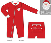 PRE ORDER Boys French Knot I Believe Knit Lounge Zippy | ETA to LBS: OCTOBER