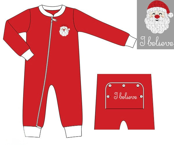 PRE ORDER Boys French Knot I Believe Knit Lounge Zippy | ETA to LBS: OCTOBER
