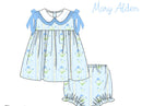 PRE ORDER Girls Bluebell Blooms Bloomer Set | ETA to LBS: Late March