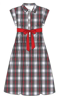 PRE ORDER Women’s Tartan Plaid Maxi Dress | ETA to LBS: OCTOBER