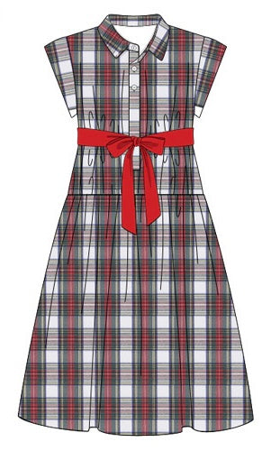 PRE ORDER Women’s Tartan Plaid Maxi Dress | ETA to LBS: OCTOBER