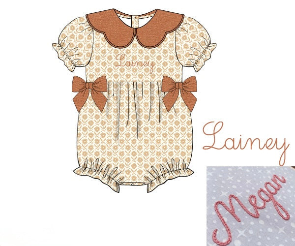 PRE ORDER Girls Autumn Bloom Bubble | ETA to LBS: SEPTEMBER
