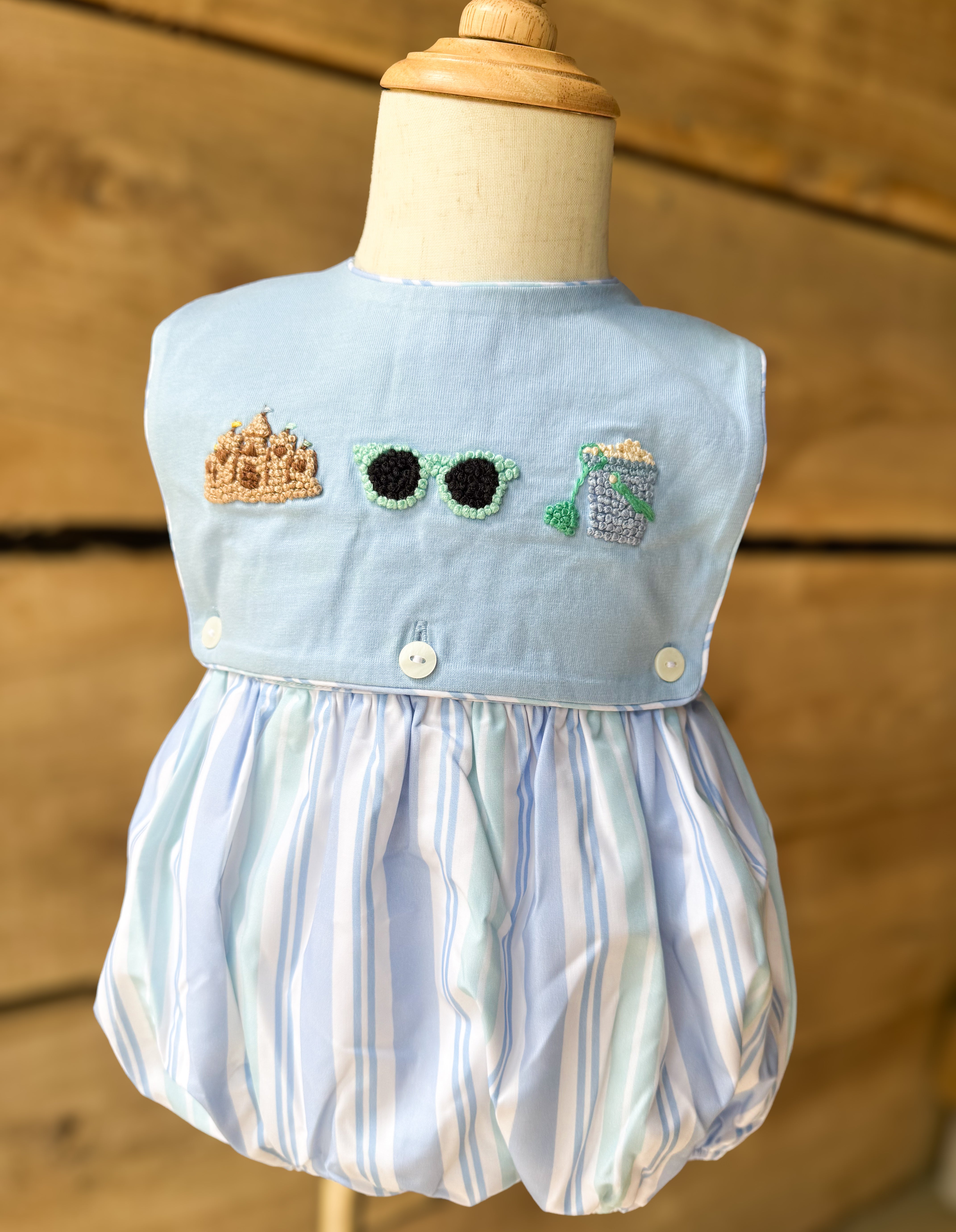 Boys French Knot Sunny & Bright Bubble