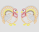 PRE ORDER Girls Hand Embroidered Classic Turkey Bubble | ETA to LBS: SEPTEMBER