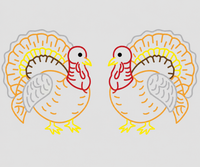 PRE ORDER Girls Hand Embroidered Classic Turkey Bubble | ETA to LBS: SEPTEMBER