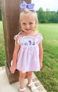 Girls Under the Sea Smocked Bloomer Set & Dress