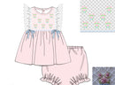 Girls Bouquet Blooms Smock Bloomer Set & Dress