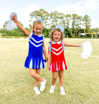 Blue & White Cheer Dress