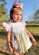 Girls Pocketful of Posies Bloomer Set