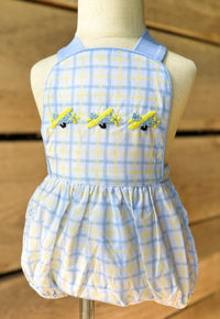 Boys French Knot Planes Sunny Skies Bubble