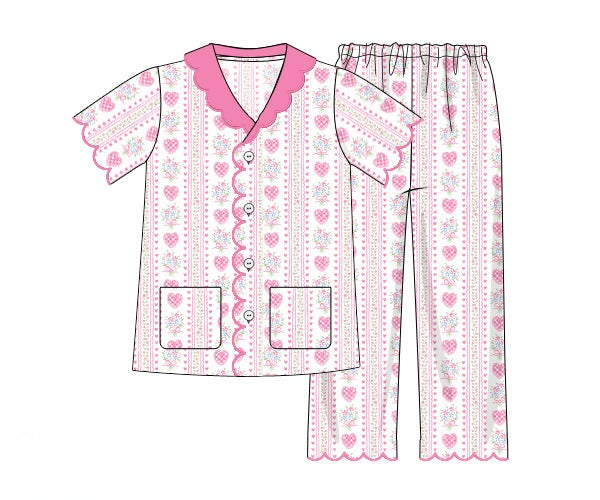 PRE ORDER Women's Love in Bloom Knit Lounge Pant Set | ETA to LBS: DECEMBER