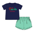 PRE ORDER Boys Watermelon Embroidered Knit Short Set ETA: MAY