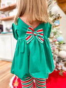 Girls Tis The Season Legging Set