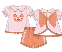 PRE ORDER Girls Jack-o’-lantern  Short Set | ETA to LBS: SEPTEMBER