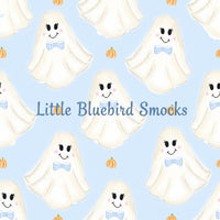 PRE ORDER Boys Custom Smock Happy Ghosts Diaper Set | ETA to LBS: SEPTEMBER