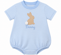 PRE ORDER Boys Appliqué Sweet Springtime Bunny Bubble| ETA to LBS: FEBRUARY
