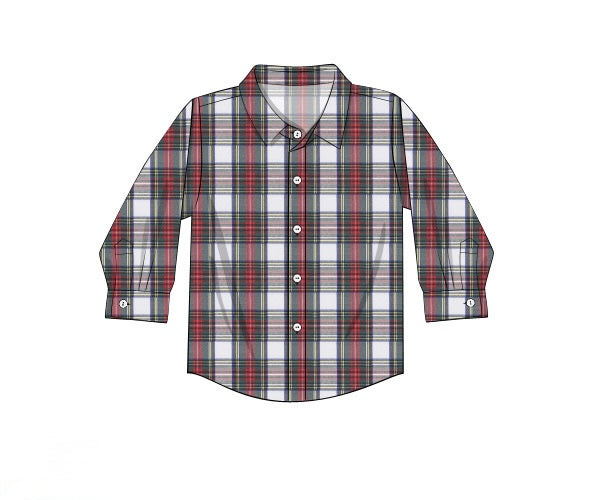 PRE ORDER Boys & Men’s Tartan Plaid Button Down Polo | ETA to LBS: OCTOBER
