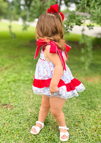 Girls Smocked Oh My Stars Bloomer Set & Dress