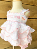 Girls “Carousel Cutie” Smocked Around the Carousel Bloomer Set