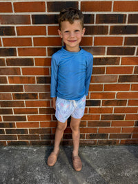 Boys Sea Shells Swim Trunks