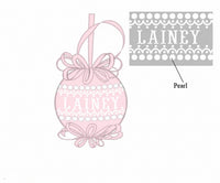 PRE ORDER Pink Pearls Smocked Ornament | ETA to LBS: OCTOBER