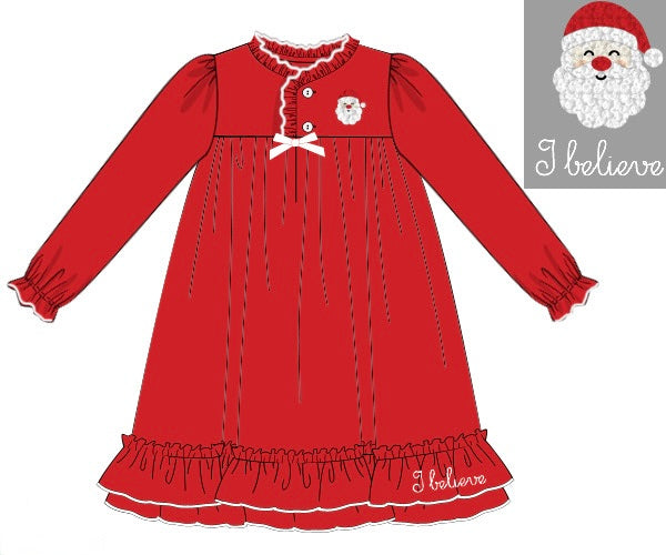 PRE ORDER Girls French Knot I Believe Knit Gown | ETA to LBS: OCTOBER