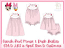 Girls French Knot Mouse and Duck “Gal Pals” Bubble
