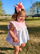 Girls Southern Blossom Bloomer Set