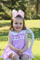 Girls Play Ball Embroidered Bloomer Set