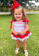 Girls Smocked Oh My Stars Bloomer Set & Dress