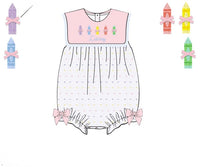 Girls French Knot Crayons Bubble