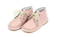 PRE ORDER Georgie Scalloped Lace Up Boot | ETA: 2 Weeks