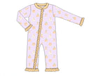 PRE ORDER Girls Spooky Pups Knit Lounge Zippy | ETA to LBS: SEPTEMBER