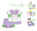 PRE ORDER Girls Embroidered We Fly Bloomer Set | ETA to LBS: SEPTEMBER