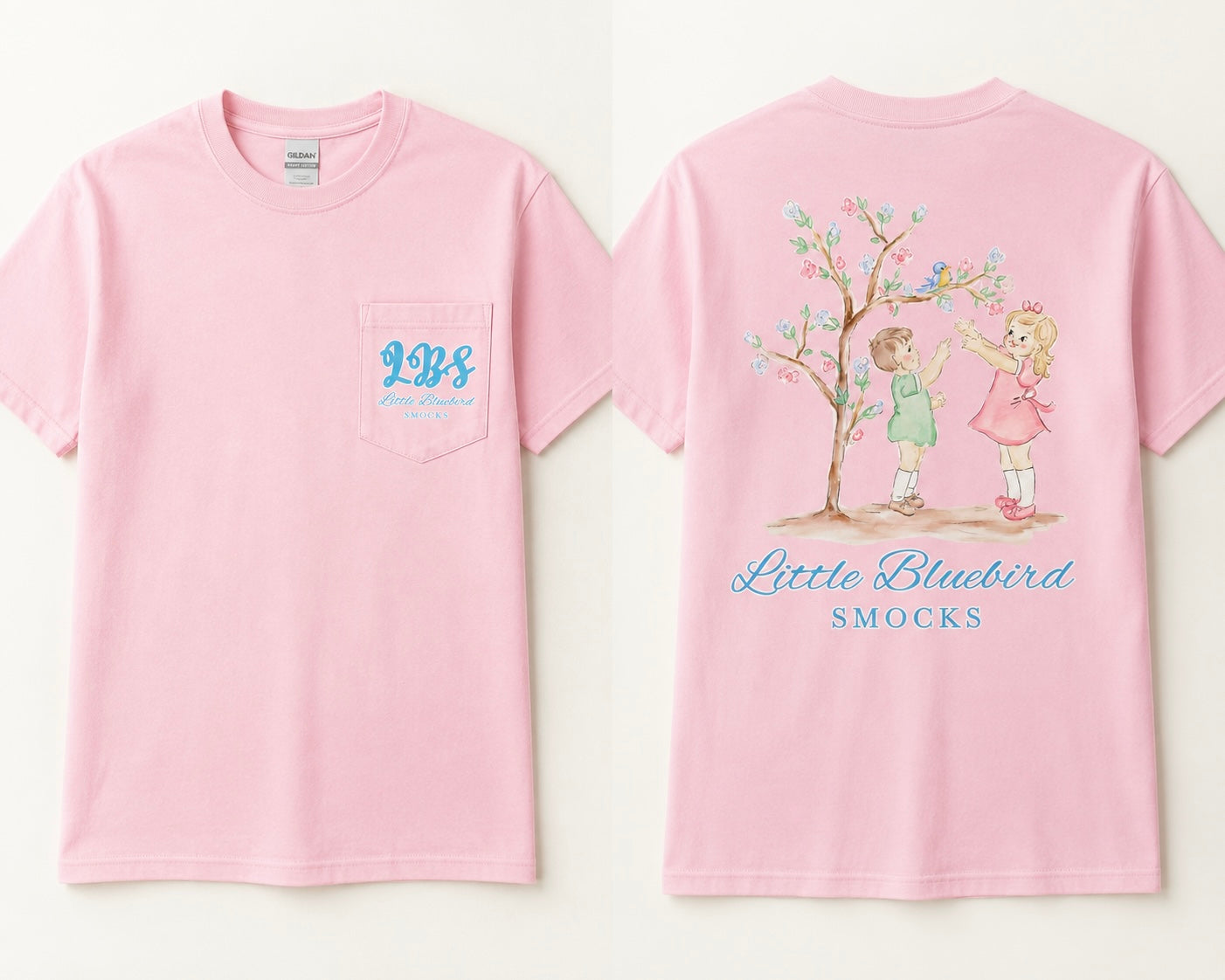 PRE ORDER Little Bluebird Smocks Logo T-Shirts | ETA to LBS: OCTOBER
