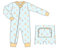 PRE ORDER Boys Spooky Pups Knit Lounge Zippy | ETA to LBS: SEPTEMBER